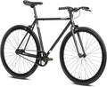 AVASTA Single-Speed Fixed Gear Urban Commuter Fixie Bike Flip Flop Hub Bicycle, Multiple Colors