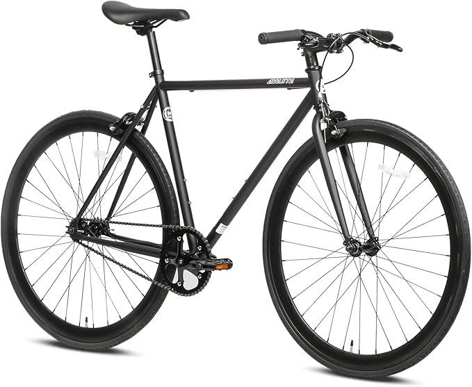 AVASTA Single-Speed Fixed Gear Urban Commuter Fixie Bike Flip Flop Hub Bicycle, Multiple Colors