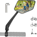 REEZER RS1 - Handlebar Bike mirror, 360° rotatable & foldable, large field of vision, Bicycle rearview mirrors, 0,86" to 1", Reflective RIGHT