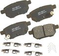 Bendix Premium SBC1423 Ceramic Rear Brake Pads for Lexus CT200h 2017-2015, Scion iM 2016, Toyota Corolla 2017, Corolla iM 2017, Prius 2017-2015, Prius Plug-In 2015-2012, Yaris 2014