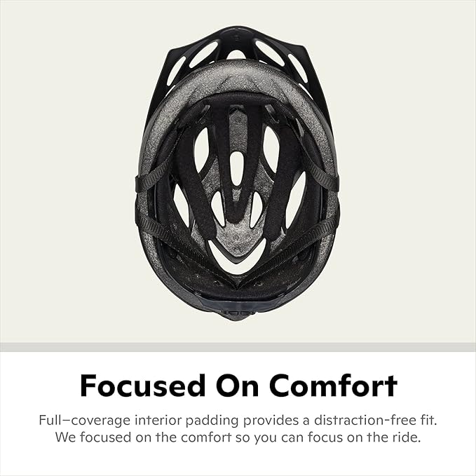 Schwinn Thrasher Helmet for Adults, Size 58-62 cm for Riders Ages 14+, Microshell, Adjustable Dial & Straps, Interior Padding, Air Vents, Lighted or Unlit, Visor, Adult Bike Helmet