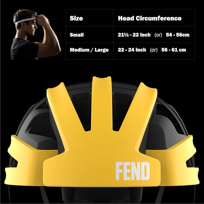 FEND One Foldable Bike Helmet – Patented Smart-Fold 50% Compact Design, Award-Winning Safety CPSC/EN1078 Certified, for Adults, Commuters, E-Bikes, Scooters