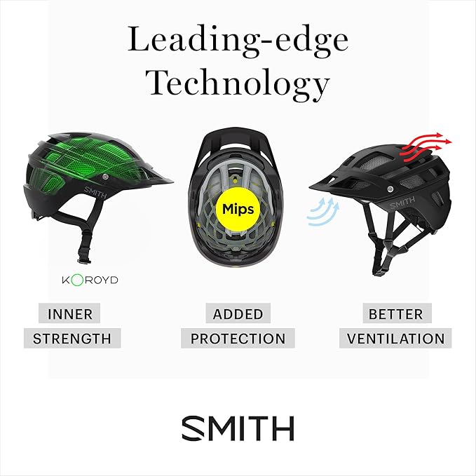 Smith Persist Cycling Helmet – Adult Road Bike Helmet with MIPS Technology + Zonal Koroyd Coverage – Lightweight Impact Protection for Men & Women