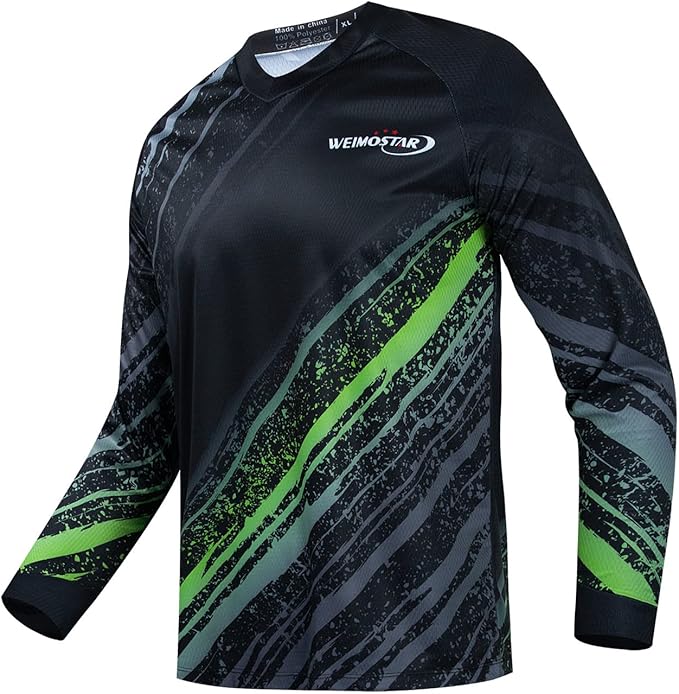Cycling Jersey Long Sleeve Men's Mountain Bike Motocross Jersey Long Sleeve MTB T-Shirt