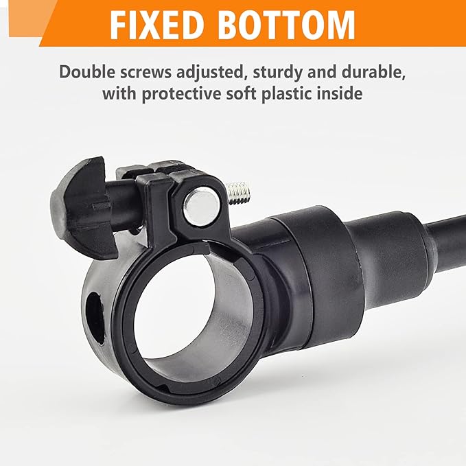 Bike Handlebar Mirror 2 Pack - Rotatable And Adjustable Wide Angle Rear View Shockproof Convex Mirror Universal For Bike Bicycle