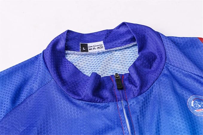 Cycling Jerseys Men Bicycle Short Sleeve Summer Shirt Bike Biking Tops Riding Clothing Flag
