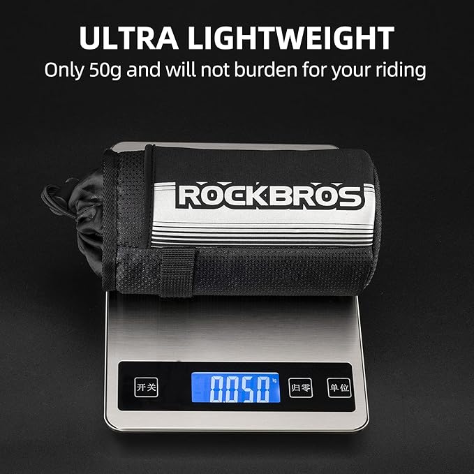 ROCKBROS Bike Water Bottle Holder Bag Bike Bag Handlebar Stem Bag Bicycle Cup Drink Holder Insulated Stem Bag Food Snack Bike Accessories Storage Pouch Bag for Mountain Road Bike
