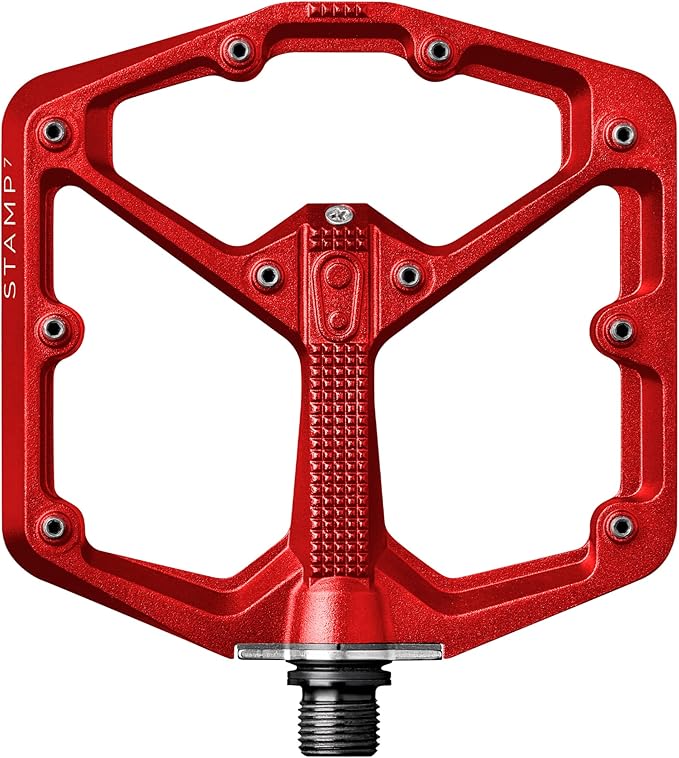 Crankbrothers Stamp Flat MTB Pedals - Size-Specific, Lightweight, Versatile, Durable Bike Pedals