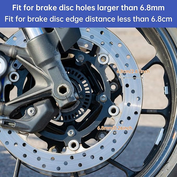 Windance Portable Aluminum Alloy Passcode Rotor Lock 4 Digit Coded Security Anti Theft Disc Brake Lock for Motorcycle Scooter Dirt Pit Bike E-Bike Bicycle