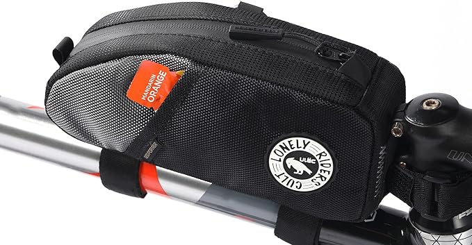 ULAC NOMADPAK: TREKKING Top Tube Bag (Black-Grey, 1.2L)