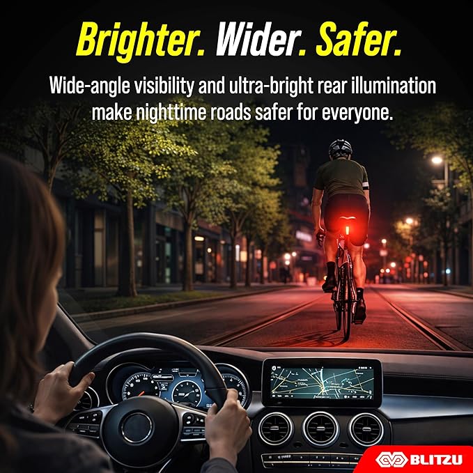 Bike Lights for Night Riding with Bell, Super Bright Bicycle Reflectors, USB Rechargeable Bike Lights Front and Back, Water-Resistant, 4+5 Modes Headlight Taillight Set for Safety, Men, Women & Kids
