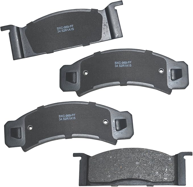 Bendix Premium SBC34 Ceramic Front Brake Pads for Select Models Ford Fairlane, Falcon, Mustang, Ranchero, Torino, Mercury Comet, Cougar, Cyclone, Montego