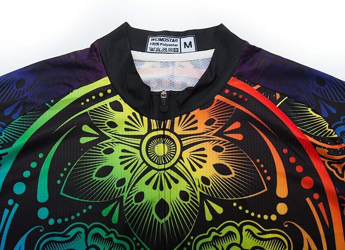 Hotlion Summer Cycling Jersey Men Mountain Bike Jersey Quick Dry Bicycle Shirt Short Sleeve Cycling Clothing