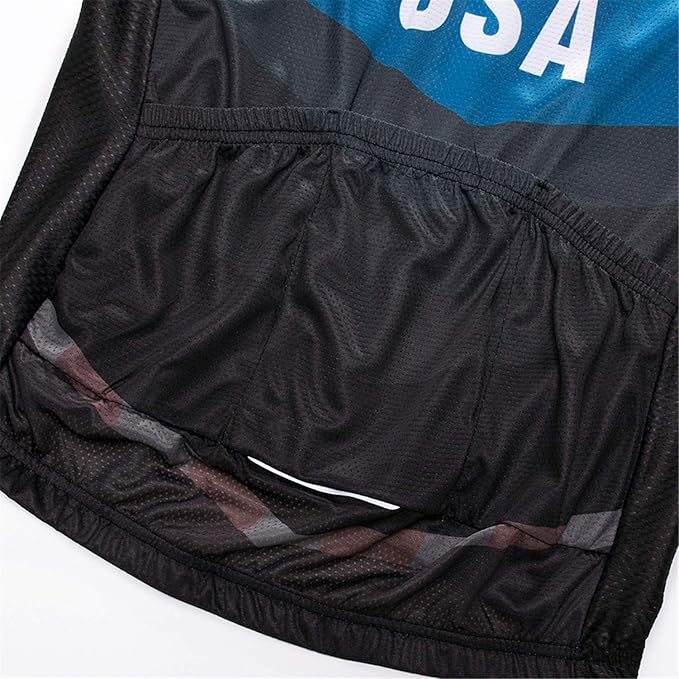 Cycling Jerseys Men Bicycle Short Sleeve Summer Shirt Bike Biking Tops Riding Clothing Flag