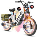2025 Juliet Pro 2/Juliet Electric Bike for Adults 43MPH/34MPH Peak 5400W/1200W 60V 70AH/48V 60AH Ebike 220+Miles Long Range Electric Bike 20"*4.0 Fat Tires Step Thru Full Suspension Electric Bycicle