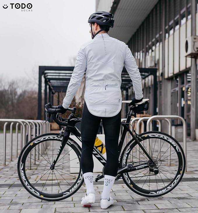 TODO PRO Cycling Socks - Breathable Bike Socks for Men and Women