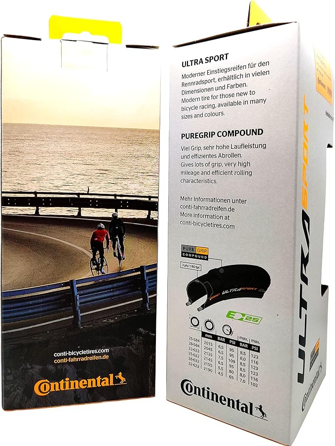 Continental Ultra Sport III Folding PureGrip Set of 2