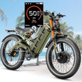 eAhora Romeo Pro 3/2 [2026] 46-50 Mph Electric Bike for Adults, Peak 5600W Dual Motor Ebike, 60V/52V 80Ah/70Ah 250 Miles Long Range E Bike, 26”*4.0 Fat Tire Air Full Suspension Off-Road E-Bike