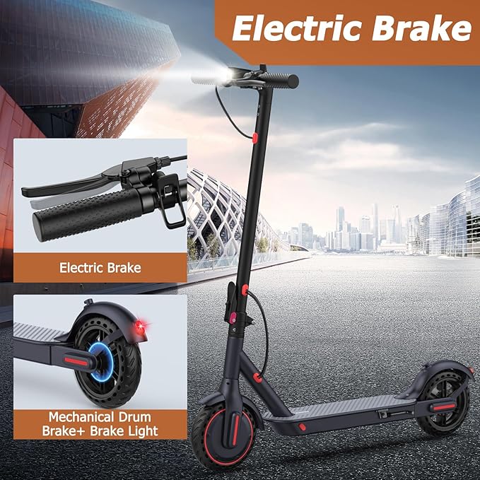 8.5" E Scooter for Adults 19/22 MPH 350/500W Motor 187.2/288.6/441WH Battery, Motorized Scooter Up to 22 Miles Range, Foldable Bearing 265 LBS/APP Control