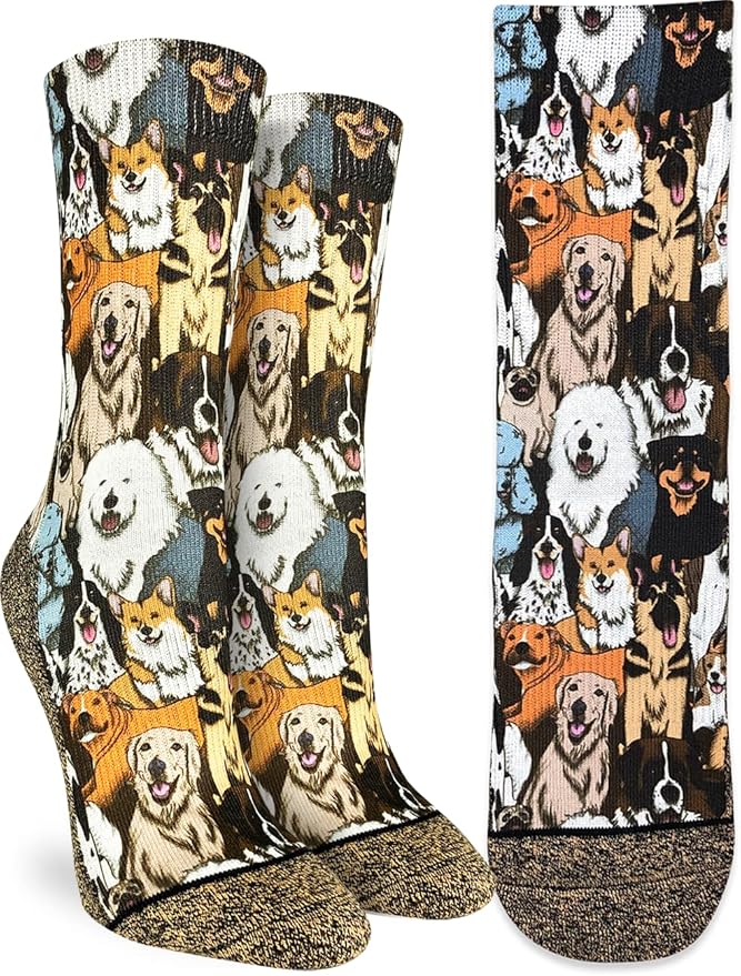 Good Luck Sock Novelty Crew Socks for Adults - For Men, Women and Teens