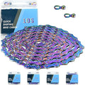 Rainbow 10 Speed Bike Chain, 1/2" x 11/128" 116 Links for Road Bike Mountain Bike (10 Speed Chain)