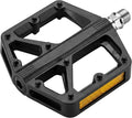 Nylon Mountain Bike Pedals, Non-Slip Wide Platform Flat Bicycle Pedals 9/16 Inch with Cr-Mo Axle Dual Sealed Bearing for MTB, Off-Road, BMX & Commuting
