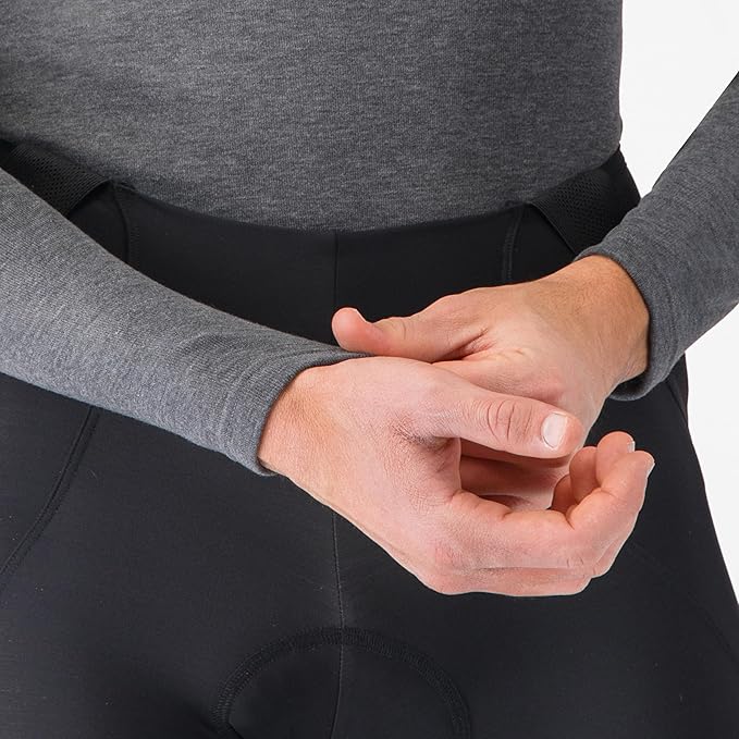 CASTELLI Men’s Flanders 2 Long Sleeve Baselayer, Premium Insulation & Breathability for Cold Road Cycling, Biking Rides