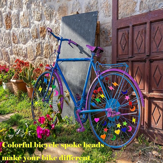 Girl Bike Basket Kid Bicycle Basket with Bike Bell,Bike Streamers,Bike Spoke Beads Bike Accessories Set