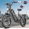 eAhora Juliet Pro 2/Juliet 2/Juliet Electric Bike for Adults 43Mph Peak 5400W/1700W/1200W Dual Motor Ebike 60V-52V 70Ah-60Ah 200+Miles Long Range Fat Tire Full Suspension Mountain Bike, E Bike