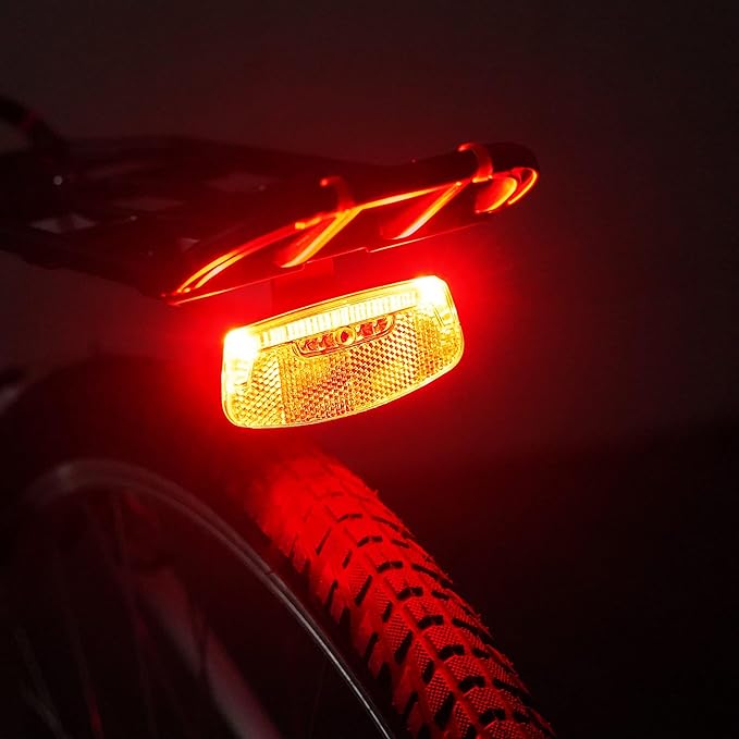 BV Bike Lights for Night Riding LED Bike Tail Light - Bicycle Light Battery-Powered/Rechargeable - Rear Bike Light Weather Resistant - Visible Up to 1500ft Bicycle Tail Light LED Bike Light