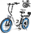 Electric Bike for Adults and Teens, Ebike, Electric Bicycle Mountain Dirt Bike Fat Tire Electric Bike, Multi-Funtional Bike for Work, School, Commute, Off-Road