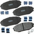Bendix Premium SBC793 Ceramic Front Brake Pads for Acura MDX 2002-2001, Honda Odyssey 2004-1999