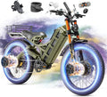 eAhora 2026 Romeo Pro3/2 50/46Mph Ebike 5600/4000W Dual Motor 200+Miles Electric Bike for Adults, 52V/70Ah 60V/80Ah Long Range 26 * 4.0" Fat Tire Full Suspension Electric Mountain Bike