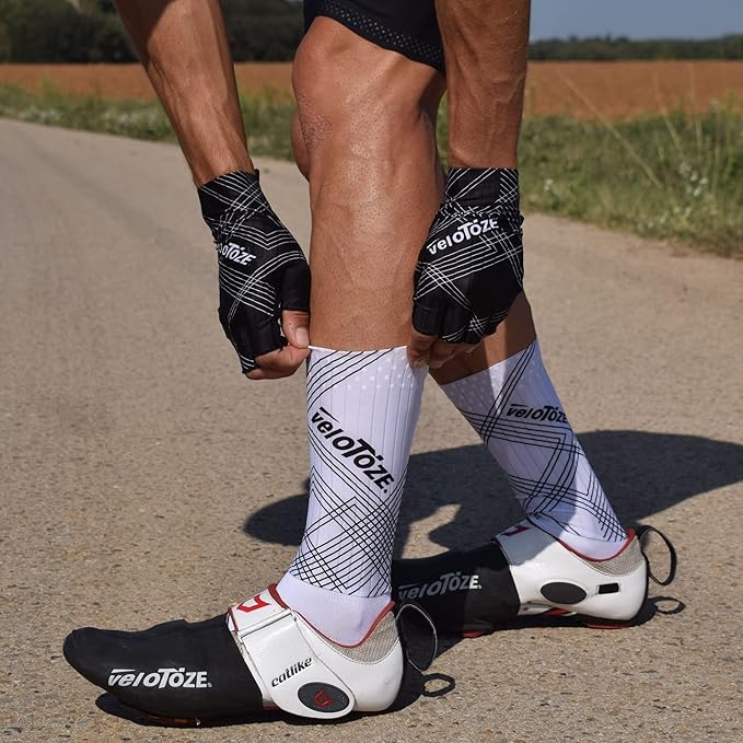 veloToze Aero Sock for Bike Racing - Advanced Aero Fabric, UCI Compliant, for Aerodynamic Advantage in Bike Races and ITT
