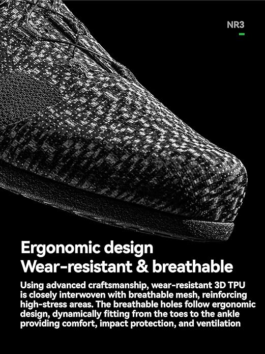 ROCKBROS Flat-Pedal(Non-Lock) Cycling Shoes NR3 : Breathable Perforations, Non-Slip Sole for Road & Mountain Biking