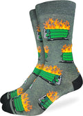 Good Luck Sock Novelty Crew Socks for Adults - For Men, Women and Teens