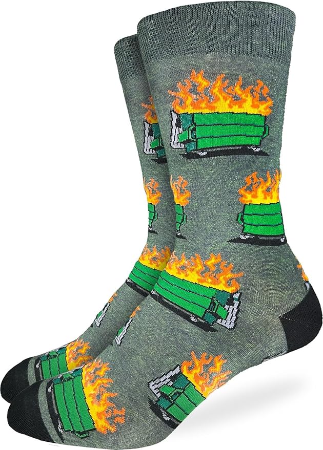 Good Luck Sock Novelty Crew Socks for Adults - For Men, Women and Teens