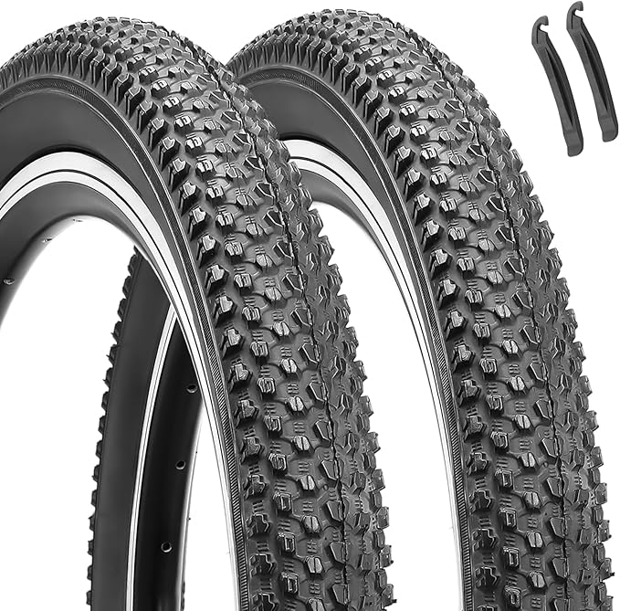 Hycline Mountain Bike Tire: 20/24/26/27.5-inch Folding Replacement High-Performance Wear-Resistant Bicycle Tires for MTB Off-Road Bike