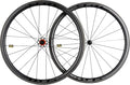 ELITEWHEELS 700c Road Bike Carbon Wheels Bicycle Wheelset Tubular Clincher Tubeless Cycling High TG Brake Surface Taiwan Big Frange Straight Pull 20-24 Hole Hub and Pillar 1423 Spokes