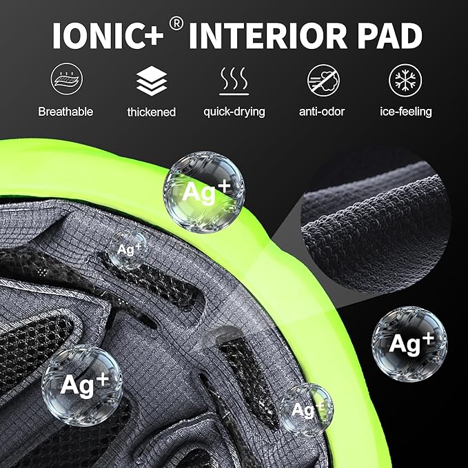 LUMDEER Adult Bike Helmet for Men and Women-Magnetic Taillight, Magnetic Clasps, Lightweight Shockproof, CPSC Safety Certified for Aerodynamic Road Cycling, Mountain Biking & Cyclocross Helmet