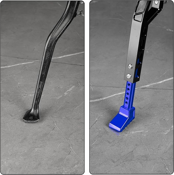 Kickstand for Surron,Adjustable Height Dirt Bike Kickstand CNC Aluminum Upgrades for Sur Ron Light Bee Talaria Sting,Blue