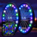 Activ Life 2-Tire Pack LED Bike Wheel Lights with Batteries Included, Get 100% Brighter and Visible from All Angles for Ultimate Safety and Style