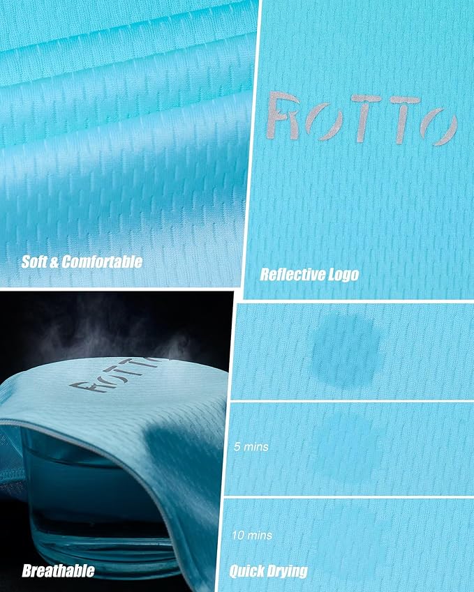ROTTO Cycling Jersey Mens Bike Shirt Short Sleeve Gradient Color Series