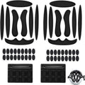 2 Set Helmet Padding Inserts,Helmet Pads,Universal Bike Helmets Pads,Replacement Motorcycle Helmets Padding,for Scooter Skateboard Bike Motorcycle Cycling Sport