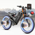eAhora 2025 Latest Romeo Pro 3/2/Pro 5600W/50Mph 4000W/46Mph Dual Motor Electric Bike for Adults, 60V/80Ah 52V/70Ah 250+Miles Long Range Ebike 26''*4.0 Fat Tire Full Suspension Off-Road Ebike, UL2849