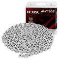 BUCKLOS 6/7/8/9/10/11/12 Speed Bike Chain, High Performance Lightweight Bicycle Chains for Road Bike/Mountain Bike/Ebike,Compatible with Shimano, SRAM, Campagnolo Silver/Gold