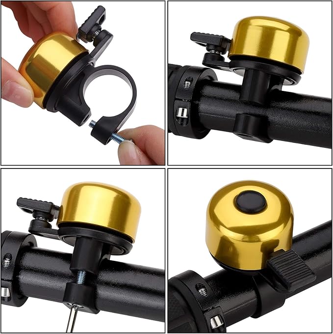 Bike Bell Bicycle Bell Crisp Sound for Adults Kids Boys Girls