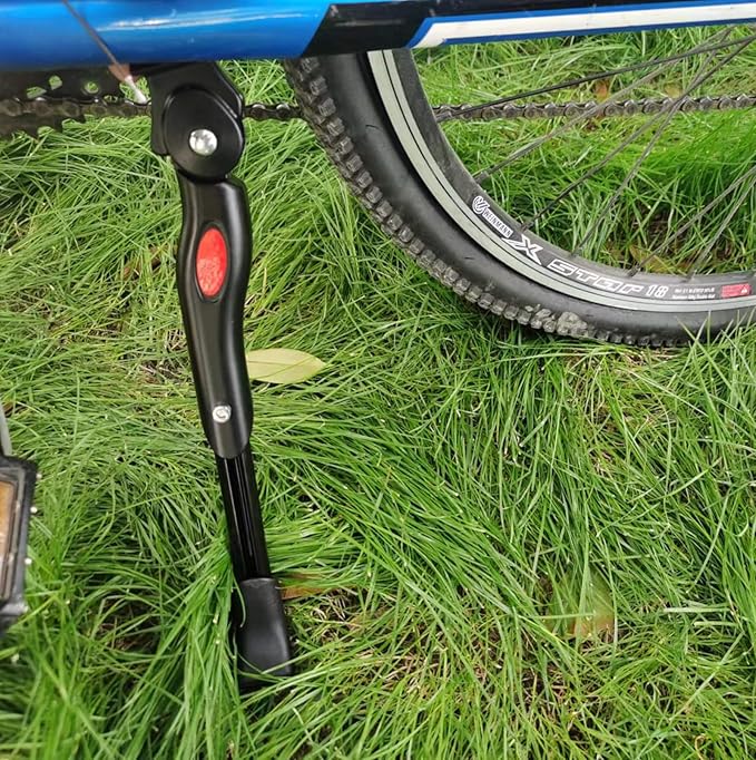 Adjustable Aluminum Alloy Bike Kickstand, Fits 24-29 inch Bikes, for Mountain, Road, E-Bikes