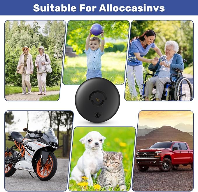 Hidden Magnetic Mini GPS Tracker for Vehicles – No Subscription GPS Device, Real-Time GPS Tracking for Kids, Pets, or Vehicles, Works with Apple Find My, Vehicle Locator (GPS01)
