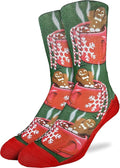 Good Luck Sock Novelty Crew Socks for Adults - For Men, Women and Teens